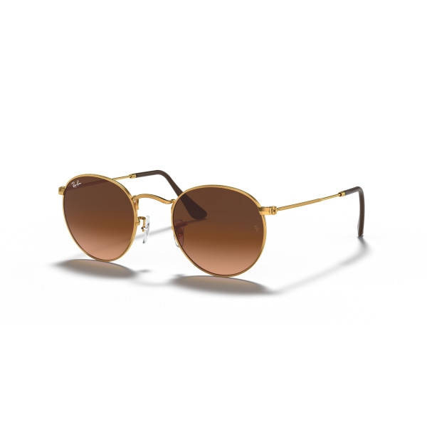 Ray-Ban Round Metal Small akiniai | Light Bronze - Pink Brown Gradient Ray-Ban Round Metal Small akiniai | Light Bronze - Pink Brown Gradient