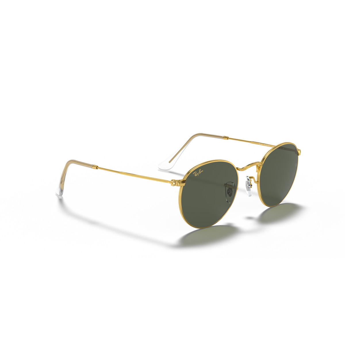 Ray-Ban Round Metal Small akiniai | Gold - G-15 Green