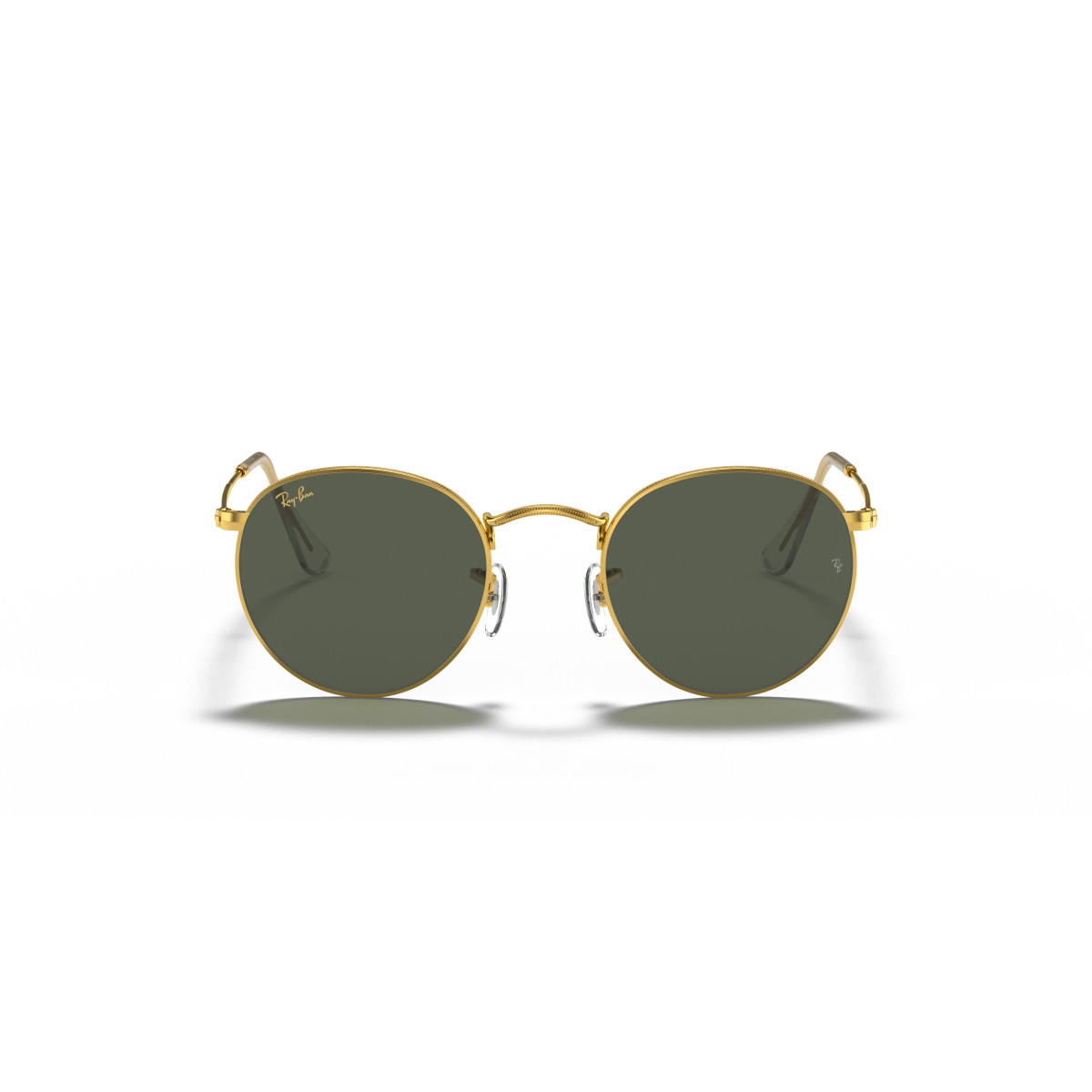 Ray-Ban Round Metal Small akiniai | Gold - G-15 Green