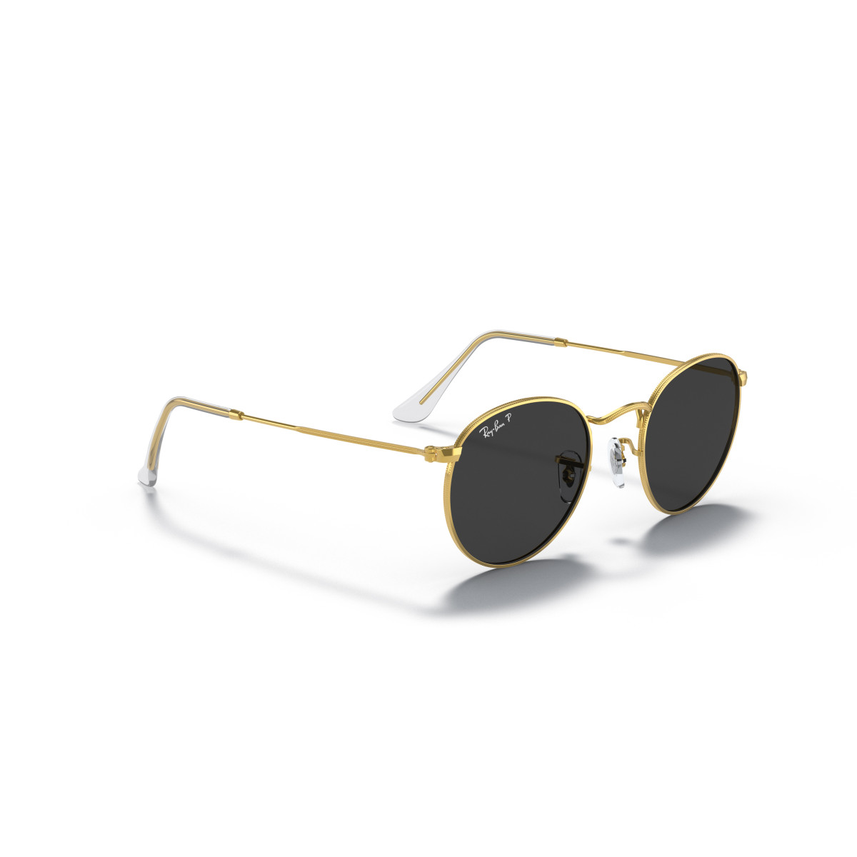 Ray-Ban Round Metal Small akiniai | Polarised | Gold - Black