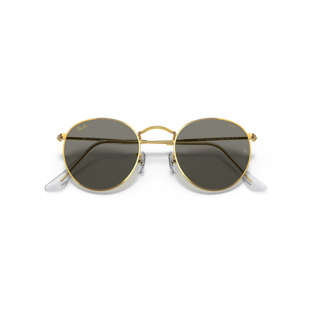 Ray-Ban Round Metal Small akiniai | Photochromic | Gold - Clear