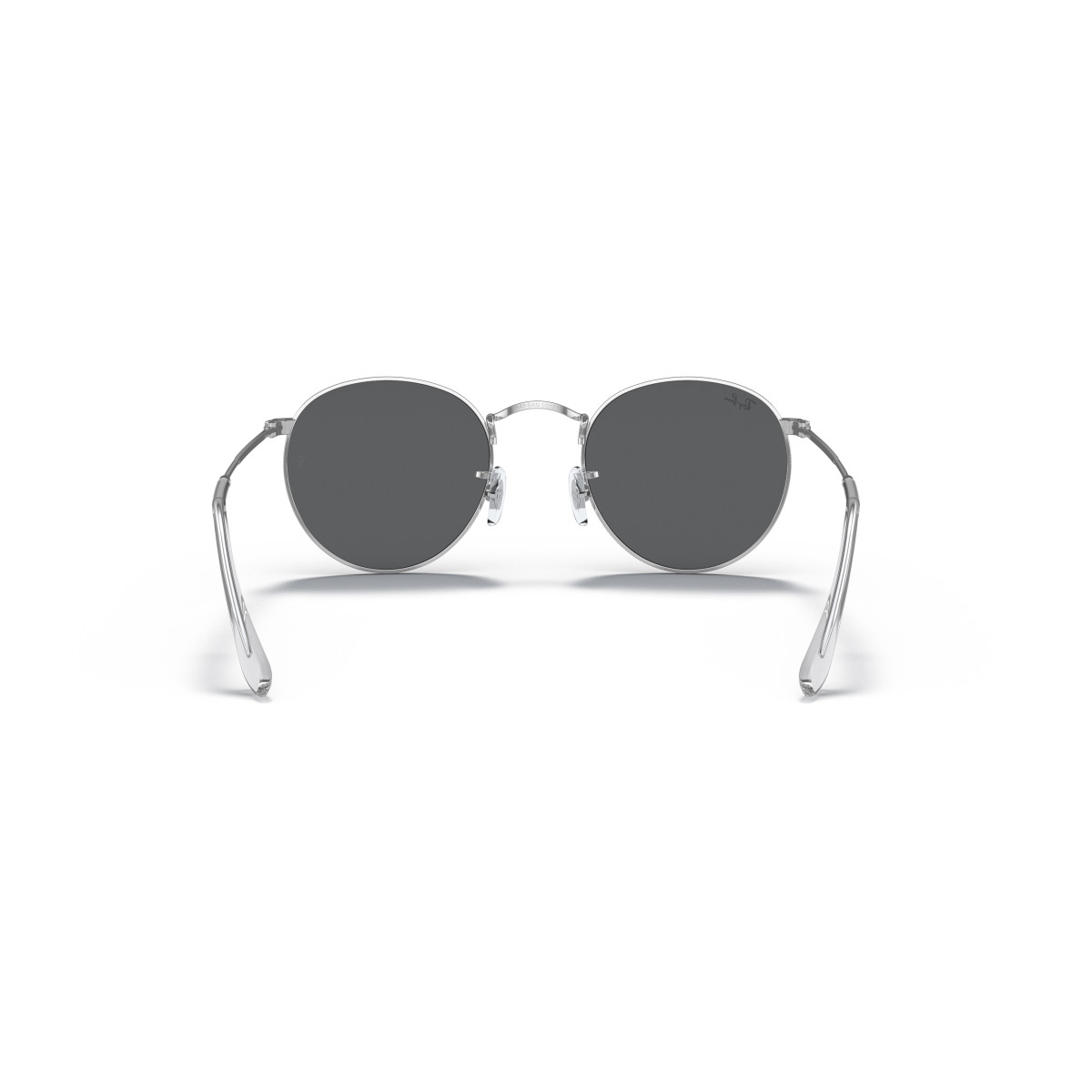Ray-Ban Round Metal Small Sunglasses | Silver - Dark Grey