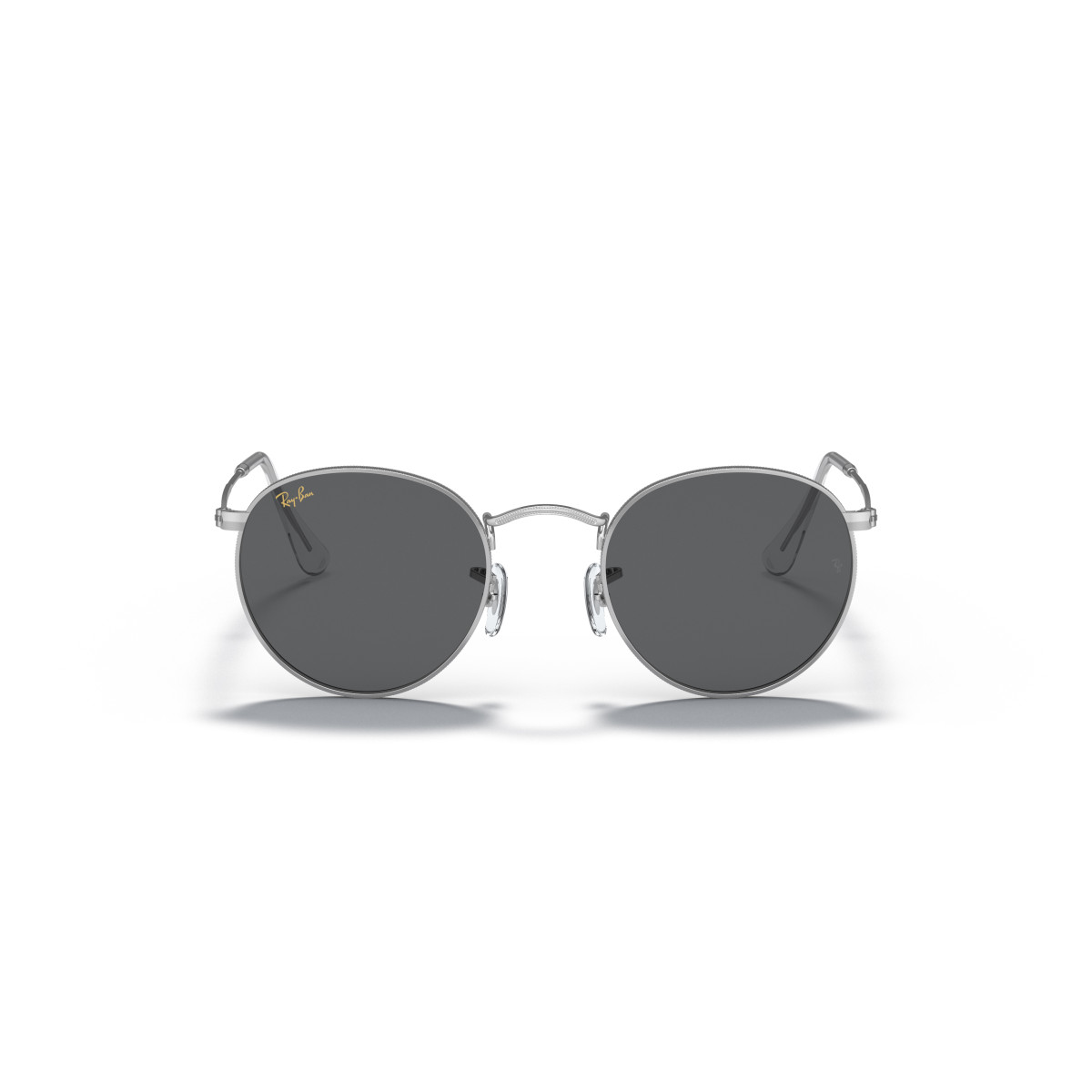Ray-Ban Round Metal Small Sunglasses | Silver - Dark Grey