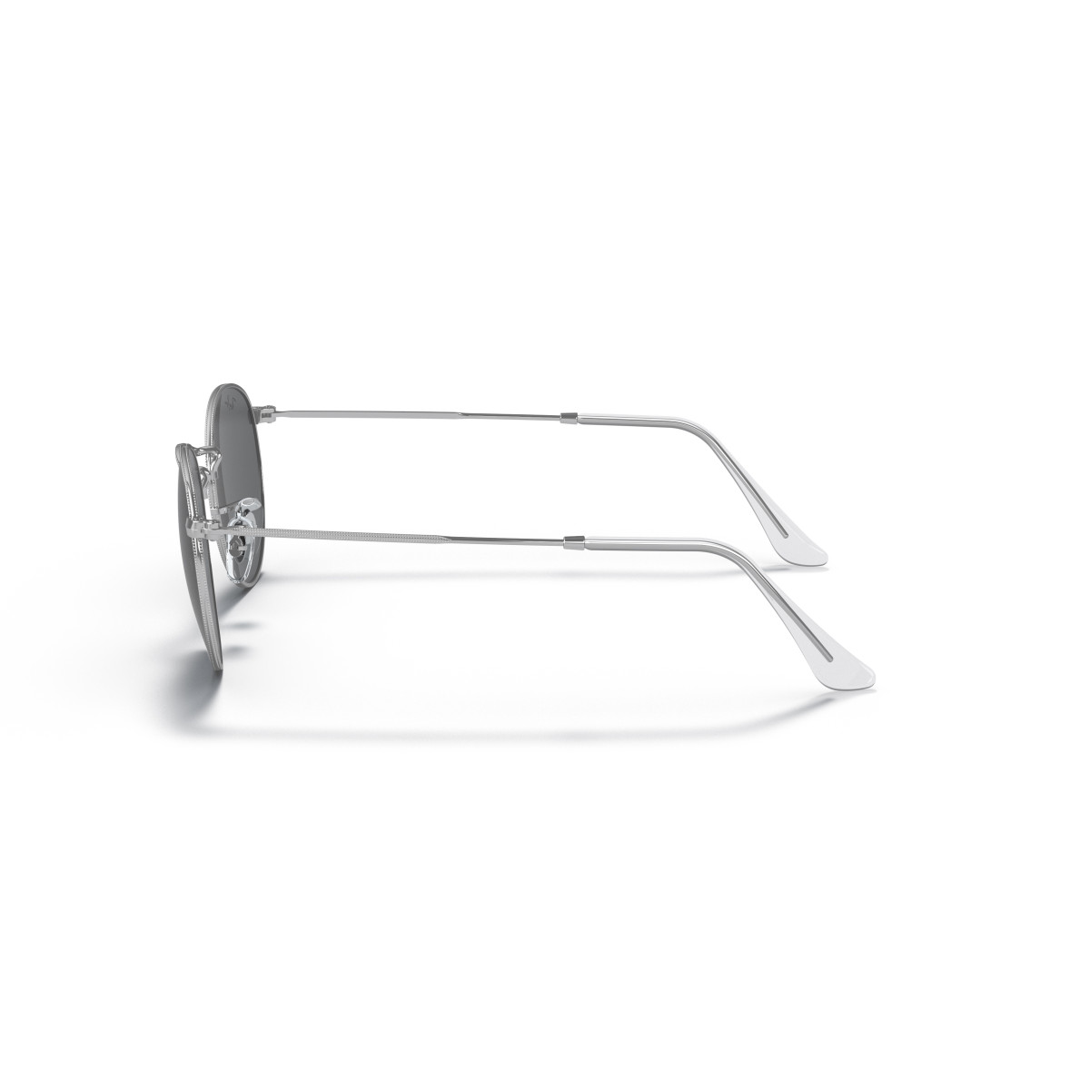 Ray-Ban Round Metal Small Sunglasses | Silver - Dark Grey