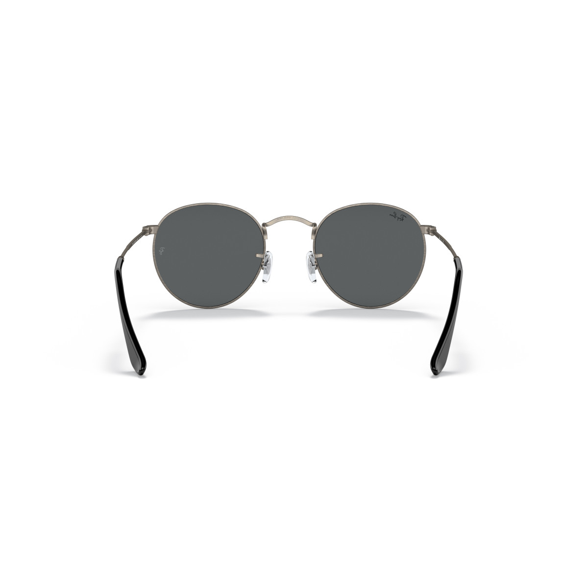 Ray-Ban Round Metal Small akiniai | Gunmetal - Dark Grey