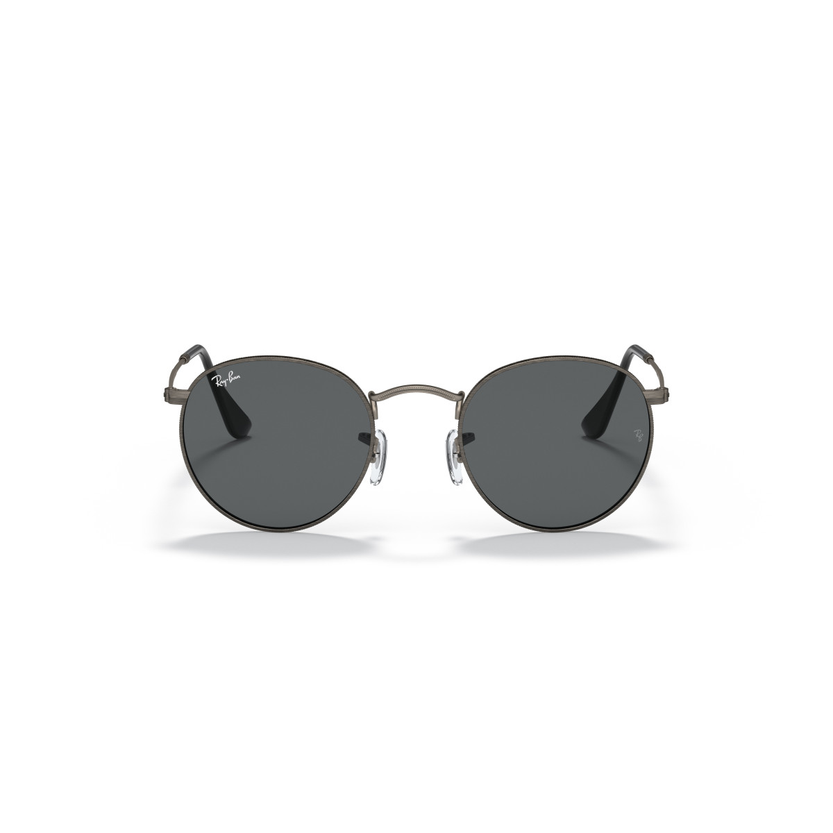 Ray-Ban Round Metal Small akiniai | Gunmetal - Dark Grey