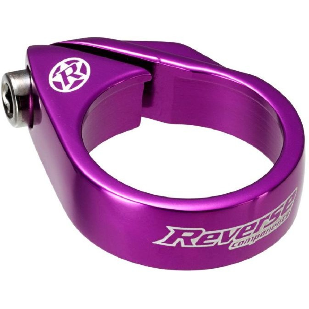 Reverse Bolt balnelio iškyšos spaustukas | 34.9mm | Purple