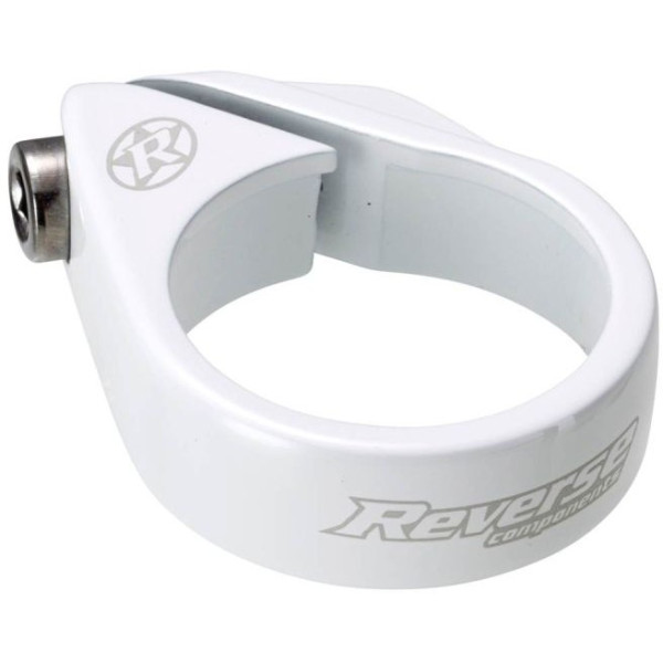 Reverse Bolt balnelio iškyšos spaustukas | 34.9mm | White