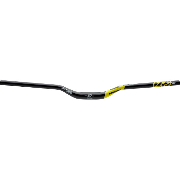 Reverse Base Aluminum Handlebar 31,8x790mm | 35mm Rise | Black - Yellow