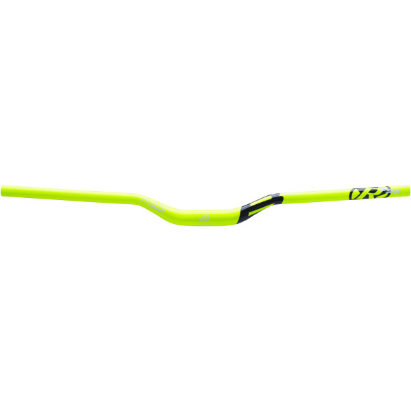 Reverse Base Aluminum Handlebar 31,8x790mm | 35mm Rise | Neon Yellow - Black