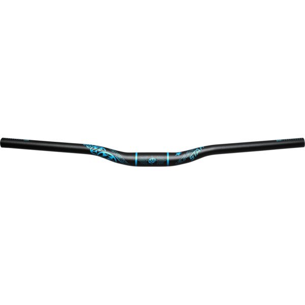 Reverse Youngstar aliuminis vairas 31,8x660mm | 22mm pakilimas | Black - Lightblue