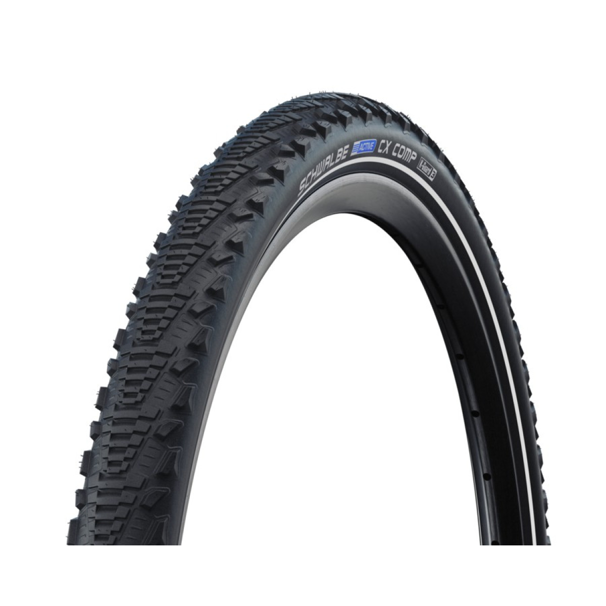 Schwalbe CX Comp Active Line K-Guard 28" SBC Reflex Wire Tire | Black