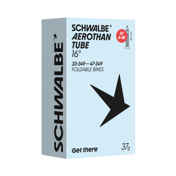 Schwalbe Aerothan Foldable Bikes 16" Inner Tube 4AE | SV 40mm | 33/47-349