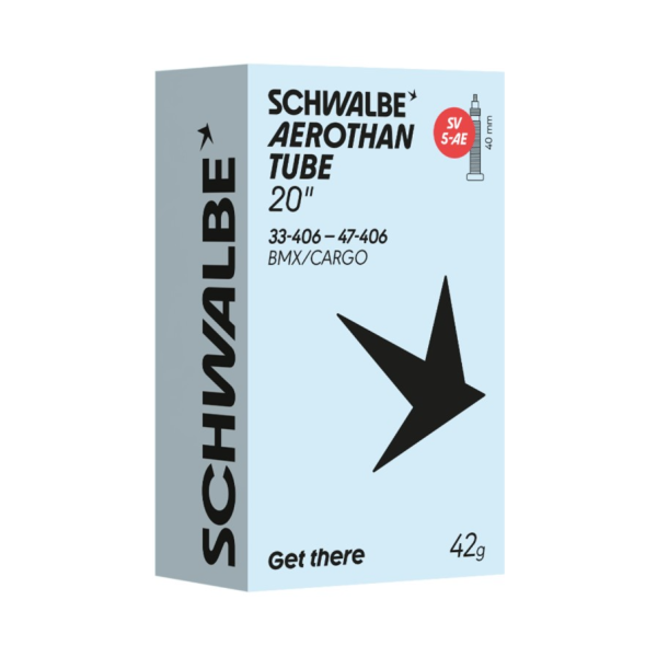 Schwalbe Aerothan BMX/Cargo 20" Inner Tube 5AE | SV 40mm | 33/47-406