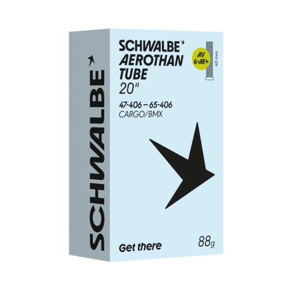 Schwalbe Aerothan BMX/Cargo 20" Inner Tube 6AE+ | AV 40mm | 47/65-406
