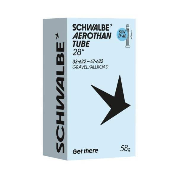 Schwalbe Aerothan Gravel/Allroad 28" kamera 17AE | SCV CLIK | 33/47-622