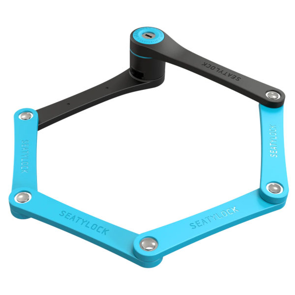 Seatylock Foldylock Compact Folding Lock | Blue