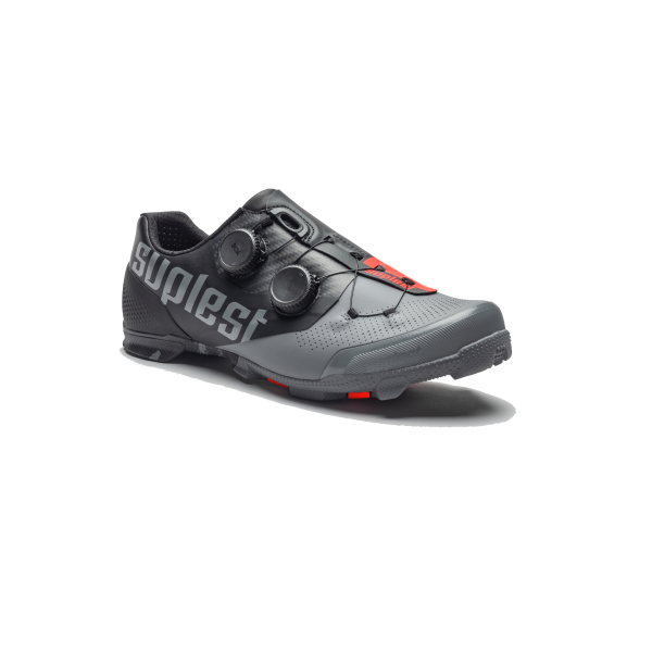 Suplest Crosscountry Pro MTB/Gravel Shoes | Black - Grey