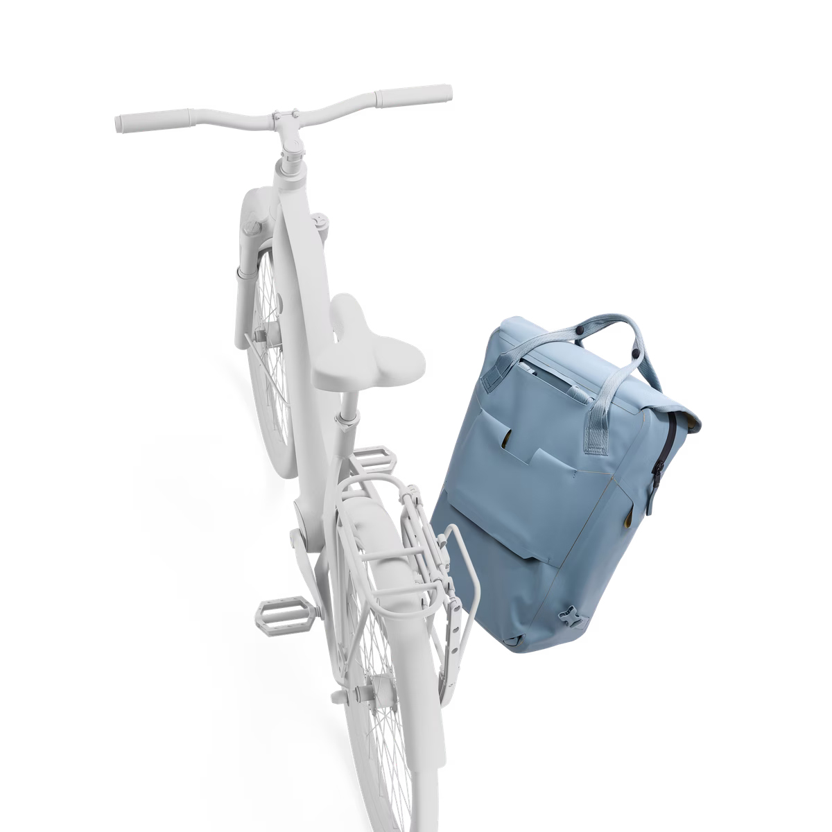 Thule Shield Backpack InLock Bike Rack Pannier | 23L | Mid Blue