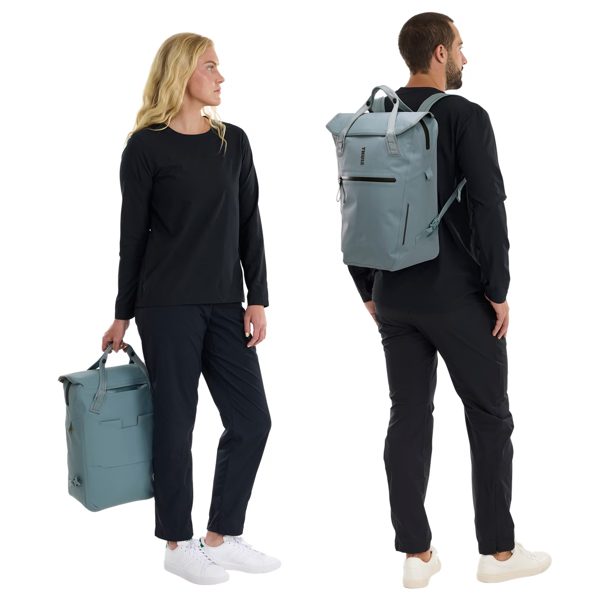 Thule Shield Backpack InLock Bike Rack Pannier | 23L | Mid Blue