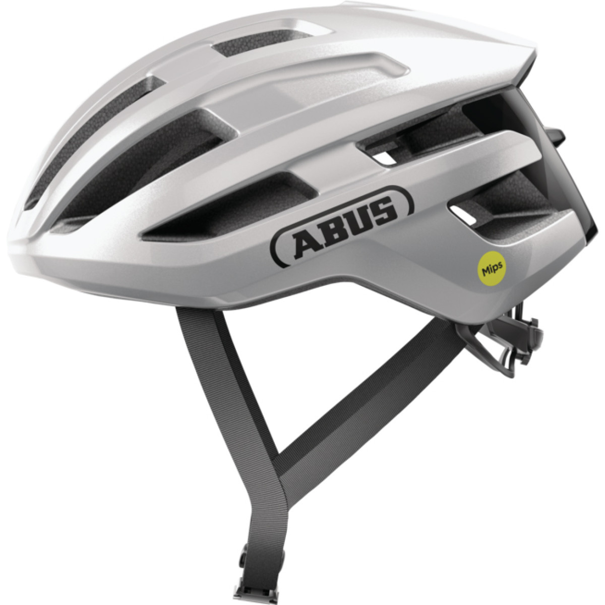Abus Powerdome Mips šalmas | Gleam Silver