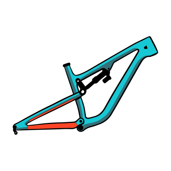 RideWrap Chainstay Armor apsauga | Matte Black