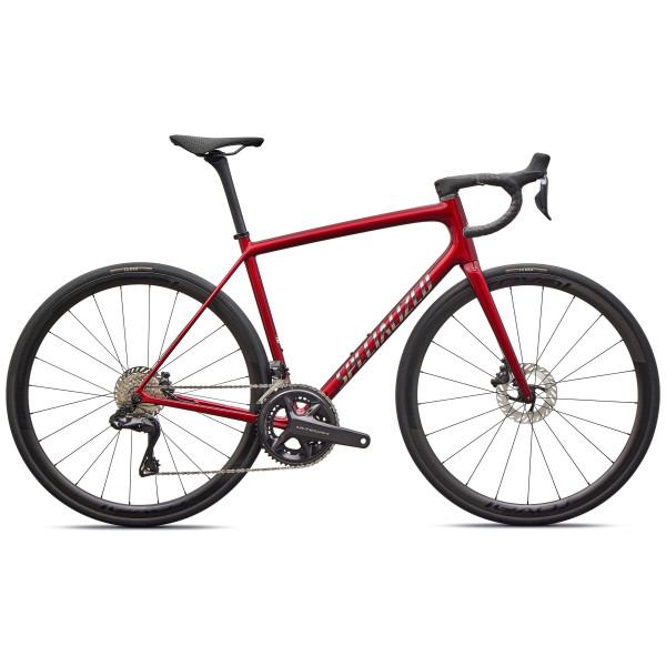 Specialized Aethos 2 Pro plento dviratis | Shimano Ultegra Di2 | Gloss Red Sky - Chrome