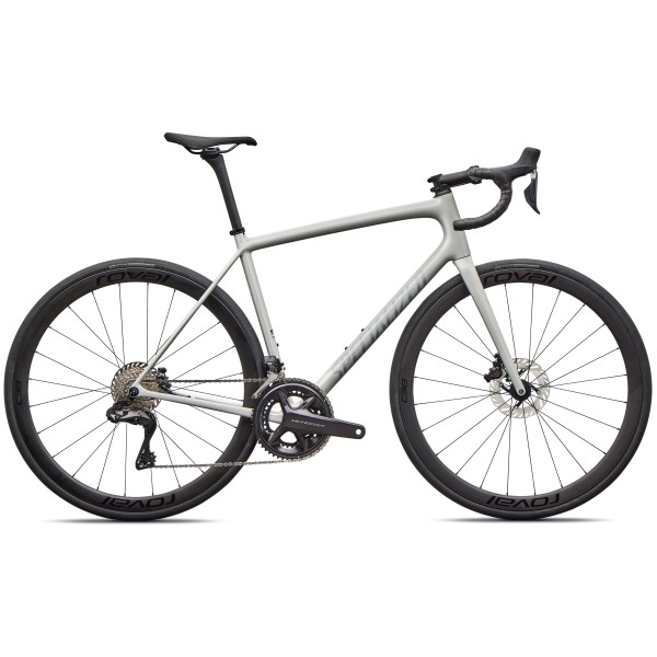 Specialized Aethos 2 Pro plento dviratis | Shimano Ultegra Di2 | Gloss Dolomite Metallic - Blue Pearl Over Shadow Silver