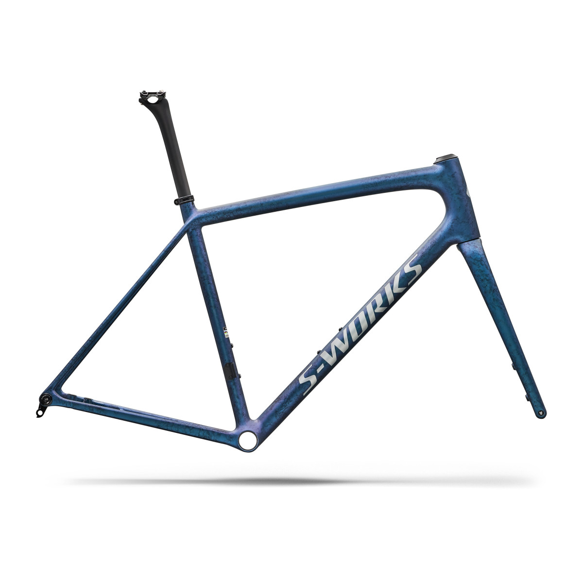 S-Works Aethos 2 rėmas | Satin Black Ink Wash - Pearl