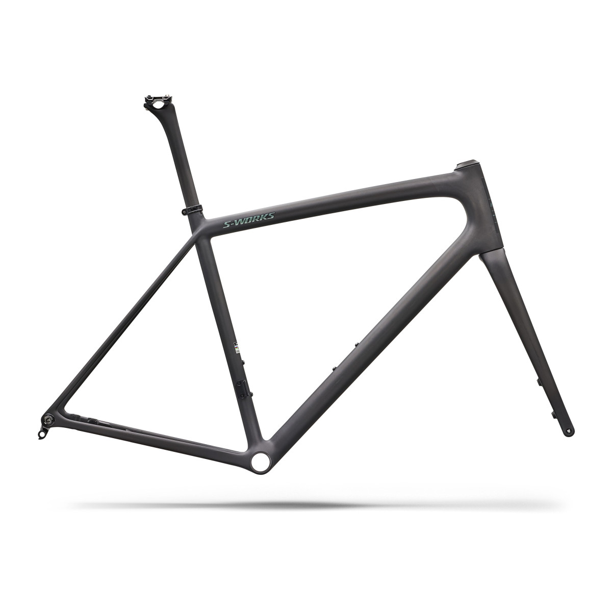 S-Works Aethos 2 rėmas | Rtp Raw Carbon - Premium Fjord Metallic