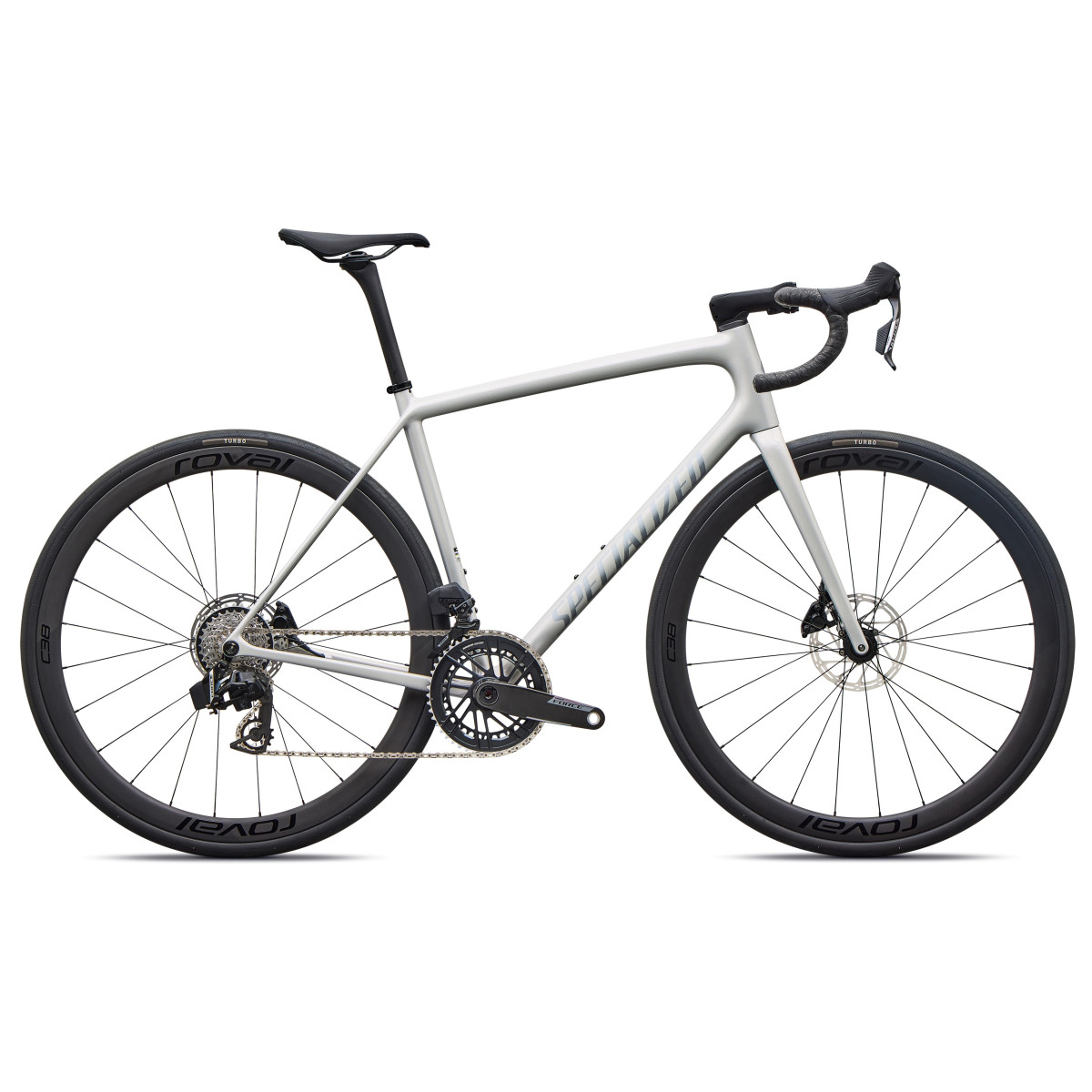 Specialized Aethos 2 Expert Road Bike | SRAM Force AXS | Dolomite Metallic - Shadow Silver