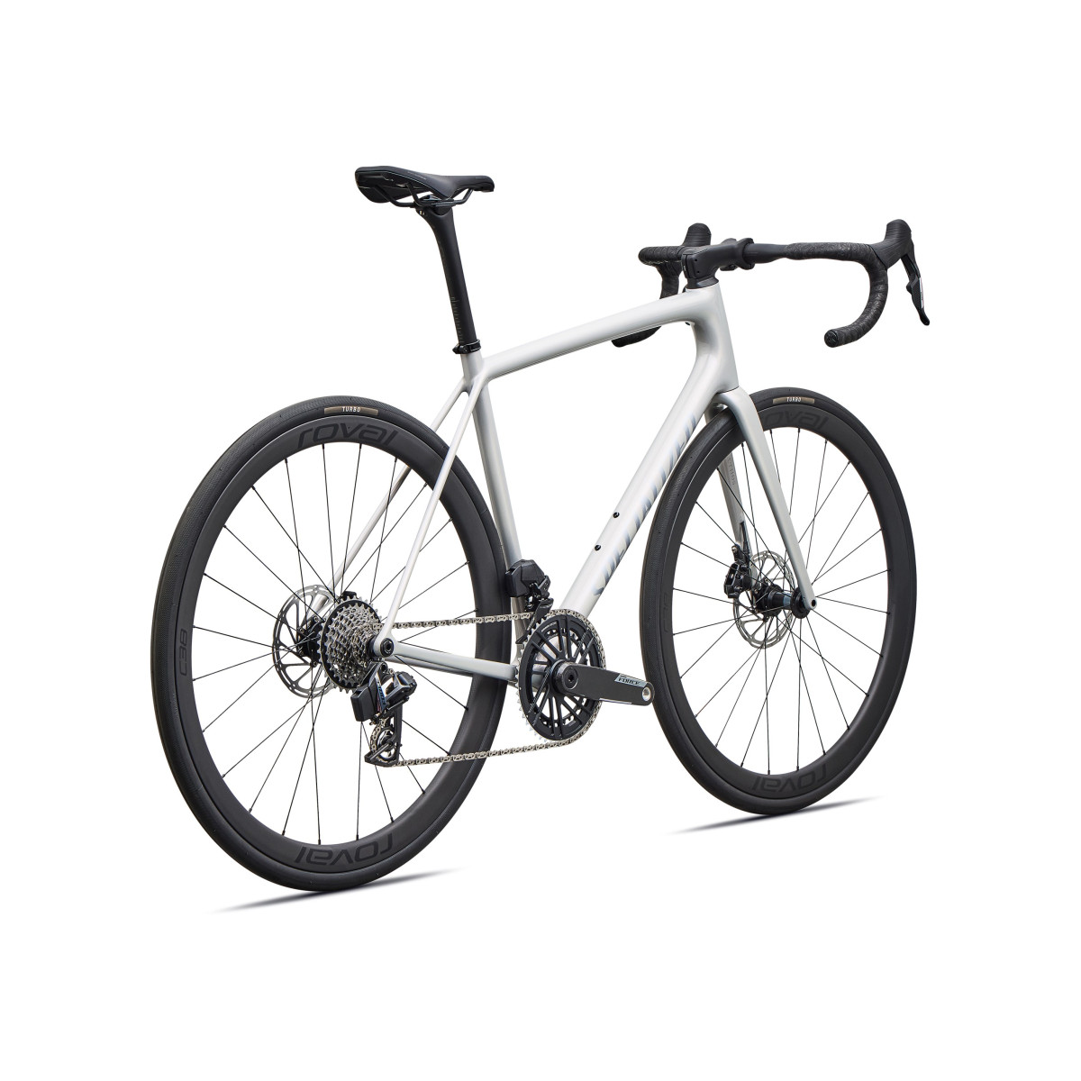 Specialized Aethos 2 Expert Road Bike | SRAM Force AXS | Dolomite Metallic - Shadow Silver