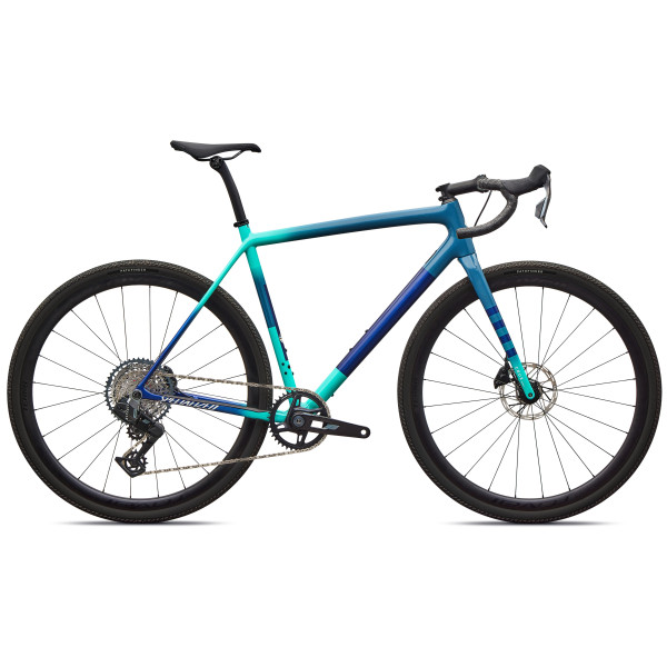 Specialized Crux Expert gravel dviratis | Grey Blue - Lagoon Blue