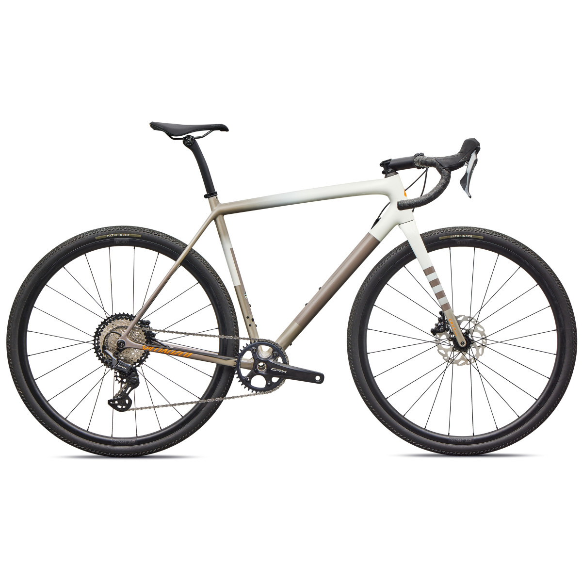 Specialized Crux Comp Gravel dviratis | Dune White - Sandstone Metallic Specialized Crux Comp Gravel dviratis | Dune White - Sandstone Metallic