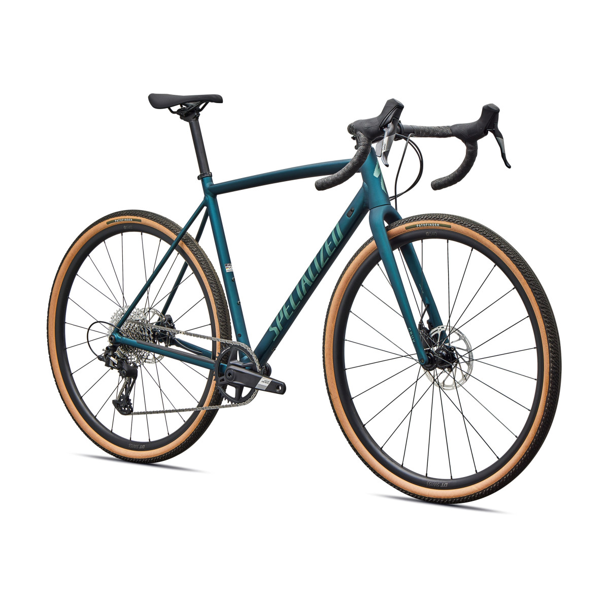 Specialized Crux DSW Comp gravel dviratis | Emerald Metallic - Fjord Metallic Specialized Crux DSW Comp gravel dviratis | Emerald Metallic - Fjord Metallic