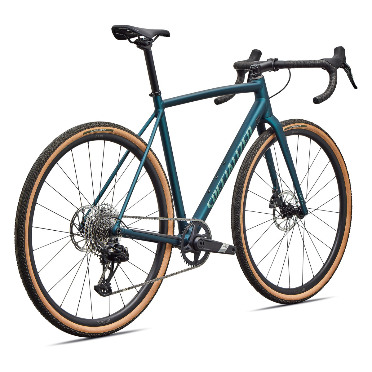 Specialized Crux DSW Comp gravel dviratis | Emerald Metallic - Fjord Metallic Specialized Crux DSW Comp gravel dviratis | Emerald Metallic - Fjord Metallic