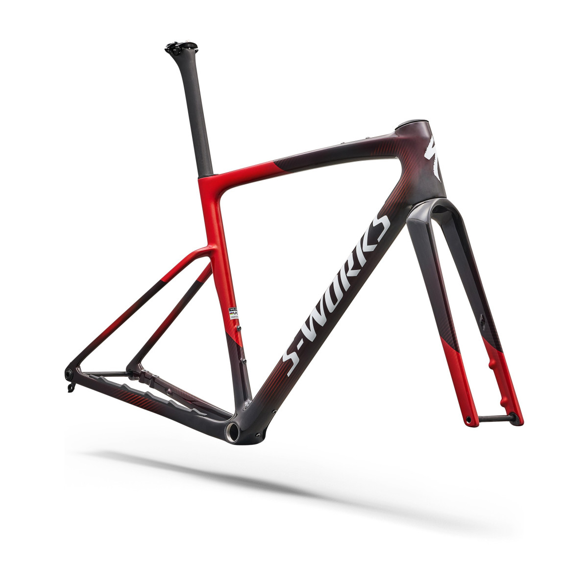 S-Works Crux 5 Frameset | Cayenne Metallic - Red Tint