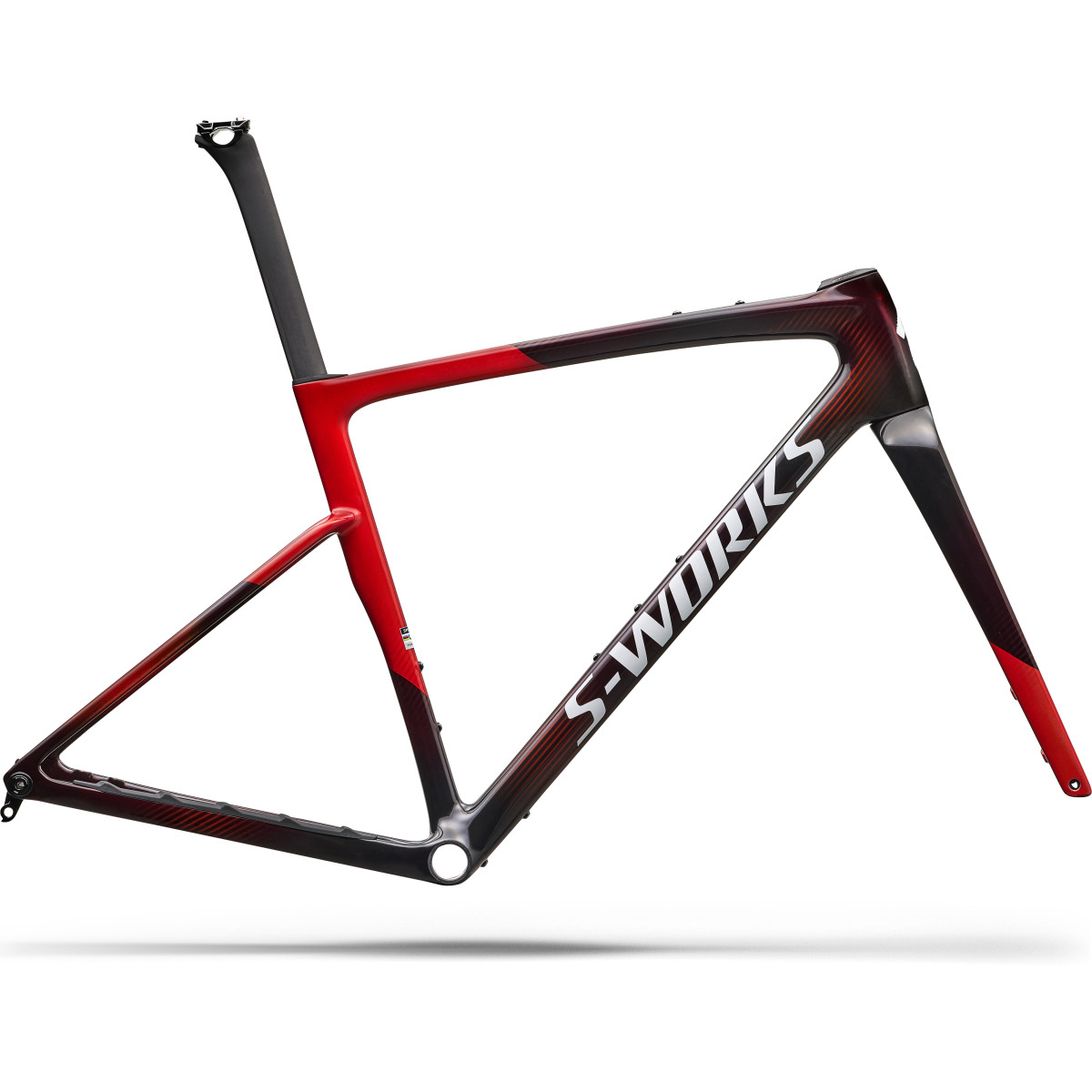 S-Works Crux 5 Frameset | Cayenne Metallic - Red Tint