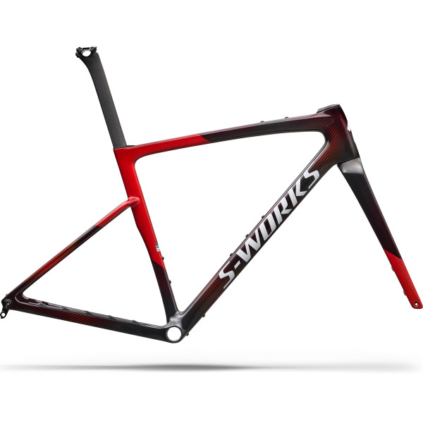 S-Works Crux 5 Frameset | Cayenne Metallic - Red Tint