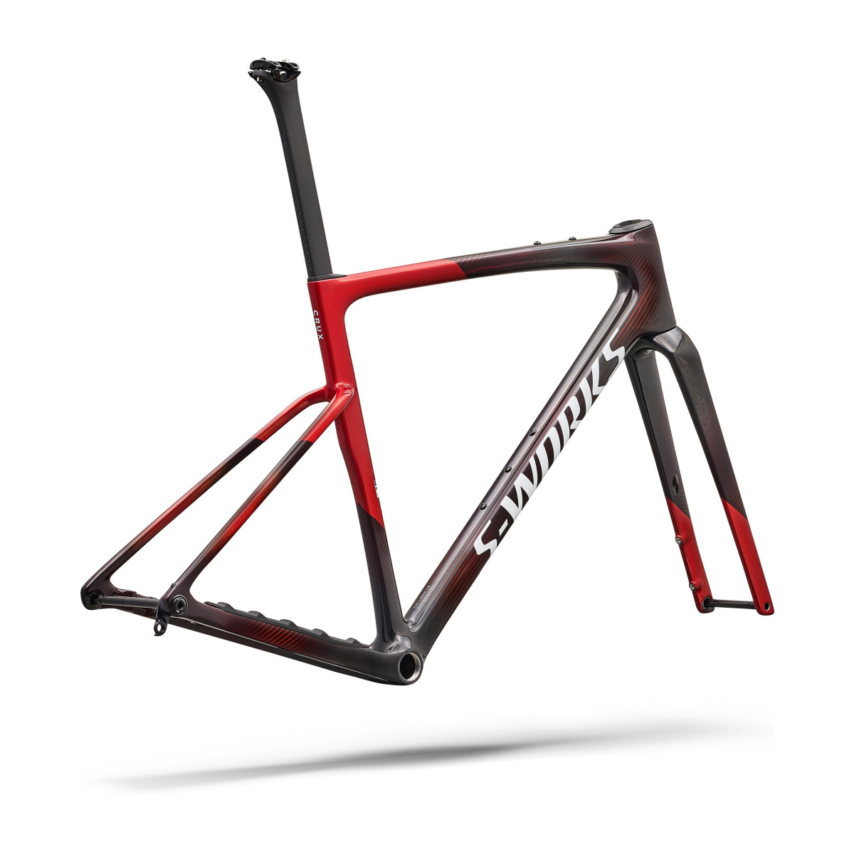 S-Works Crux 5 Frameset | Cayenne Metallic - Red Tint
