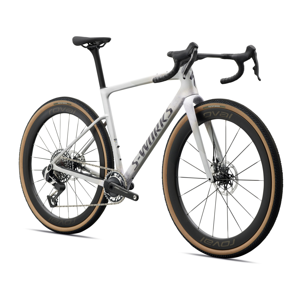 S-Works Crux 5 gravel dviratis | Silver Dust - Amathyst Frost