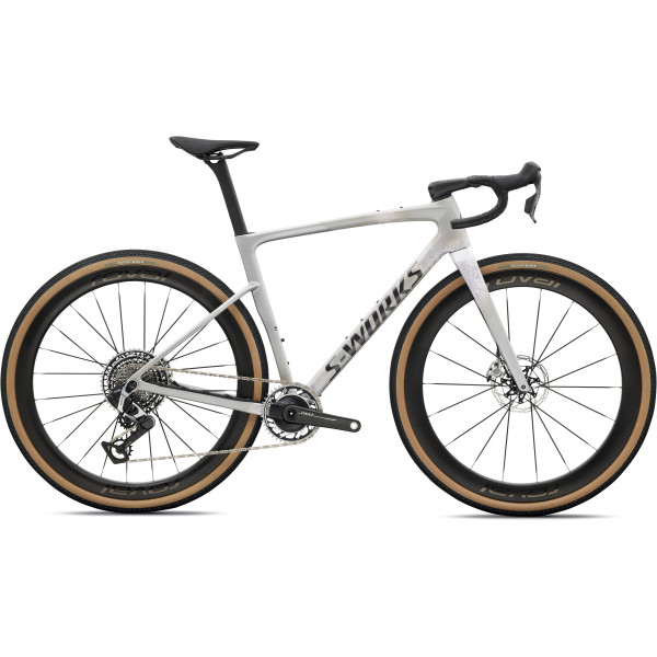 S-Works Crux 5 gravel dviratis | Silver Dust - Amathyst Frost