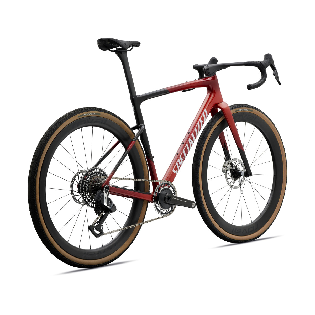 Specialized Crux 5 S-Level gravel dviratis | Redwood Metallic - White