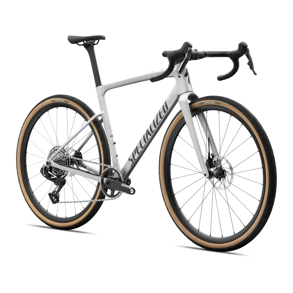 Specialized Crux 5 Expert Gravel Bike | Shadow Silver - Obsidian Metallic