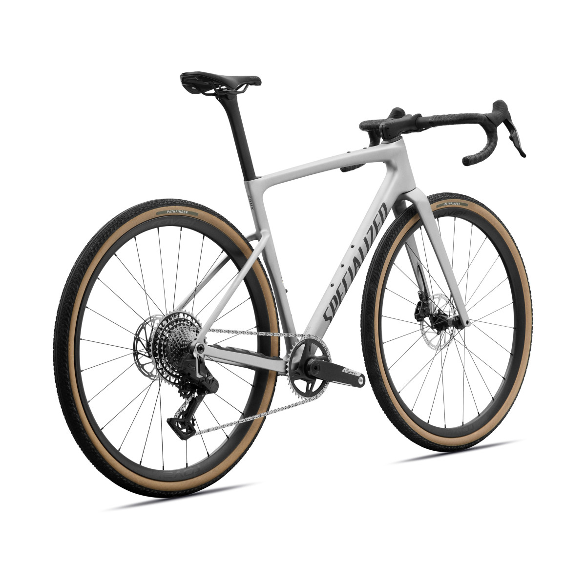 Specialized Crux 5 Expert Gravel Bike | Shadow Silver - Obsidian Metallic