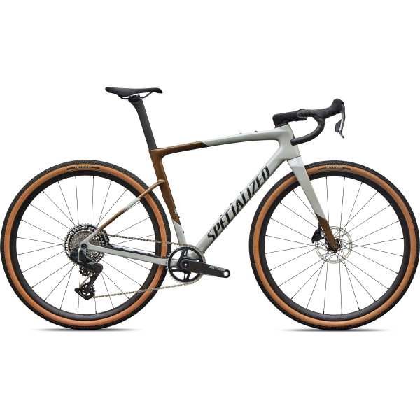 Specialized Crux 5 Expert gravel dviratis | Burnt Gold - Dolomite Metalli