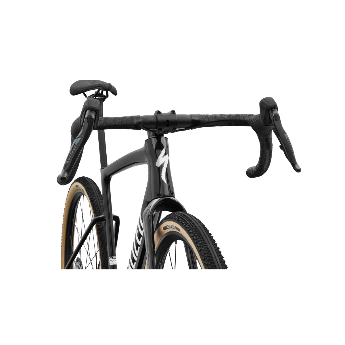 Specialized Crux 5 Comp Gravel Bike | Obsidian Metallic - Dune White