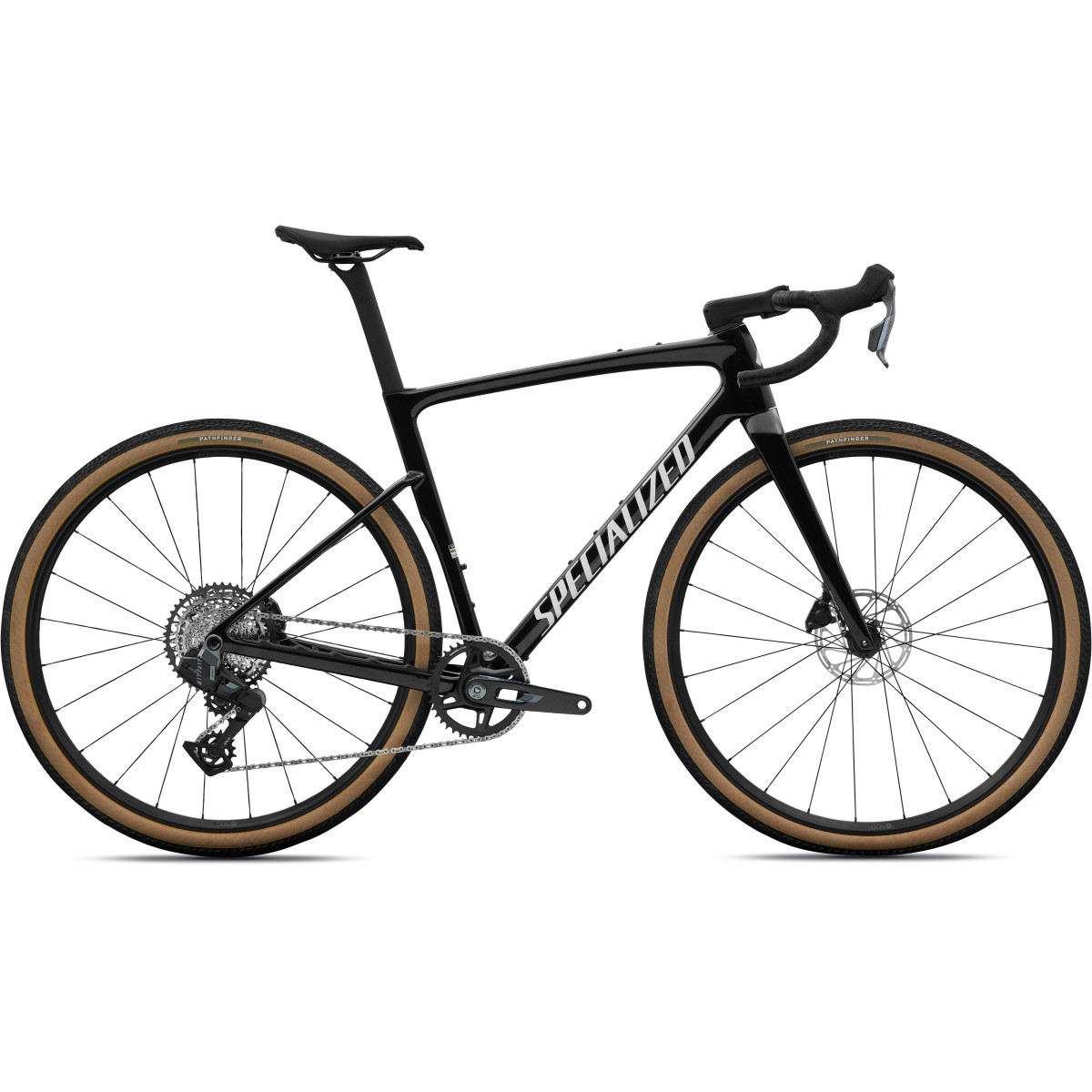Specialized Crux 5 Comp Gravel Bike | Obsidian Metallic - Dune White