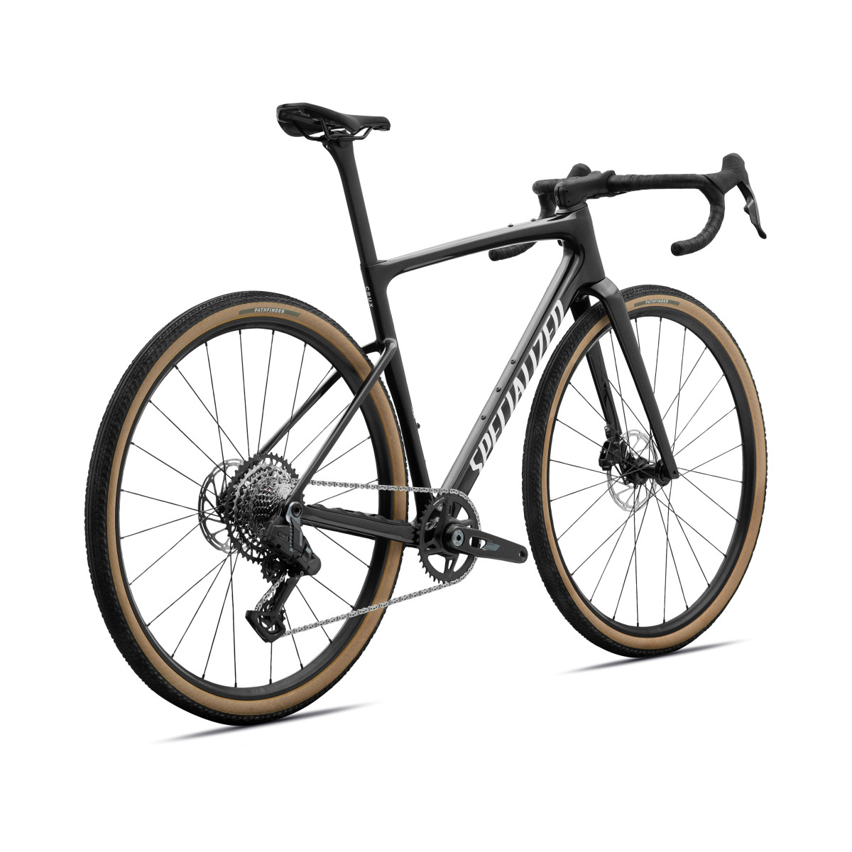 Specialized Crux 5 Comp Gravel Bike | Obsidian Metallic - Dune White