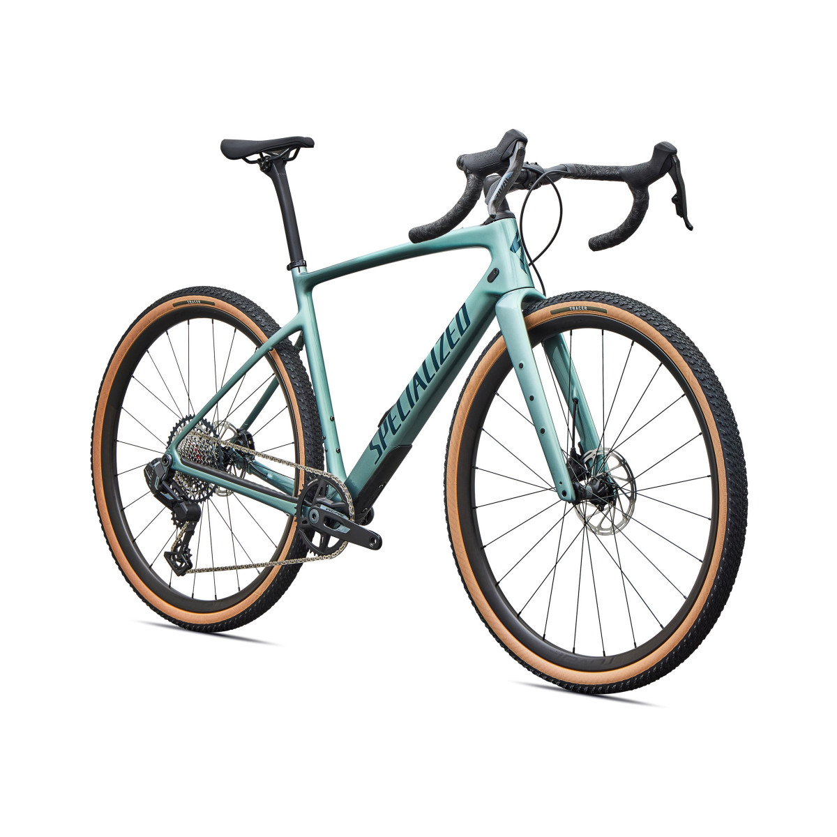 Specialized Diverge 4 Expert Carbon Gravel dviratis | SRAM Rival XPLR | Fjord Metallic - Emerald